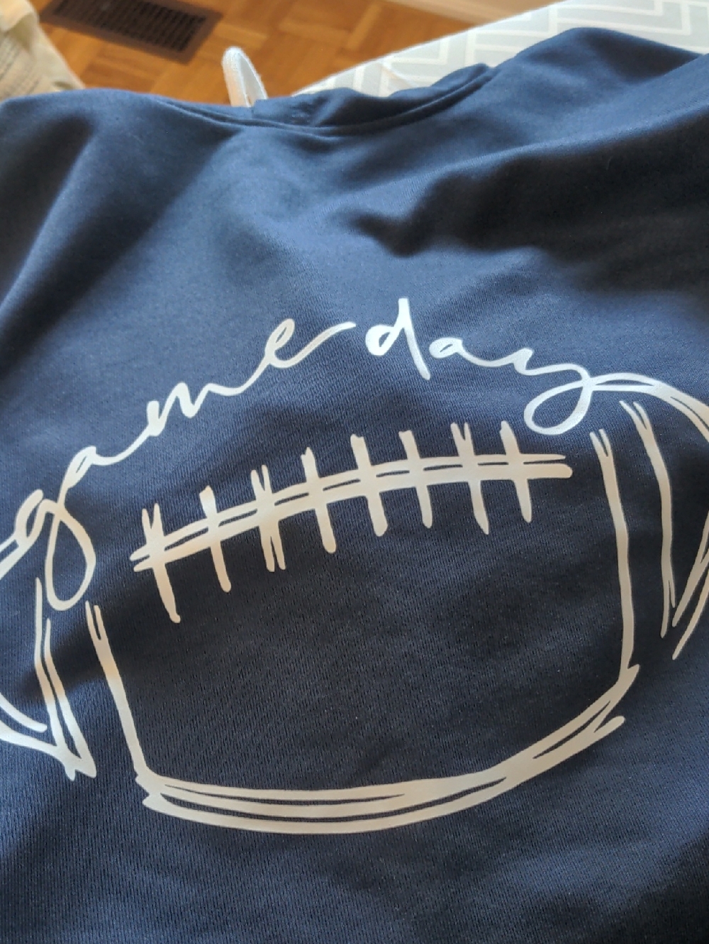 Navy "Game Day" Graphic Sweatshirt